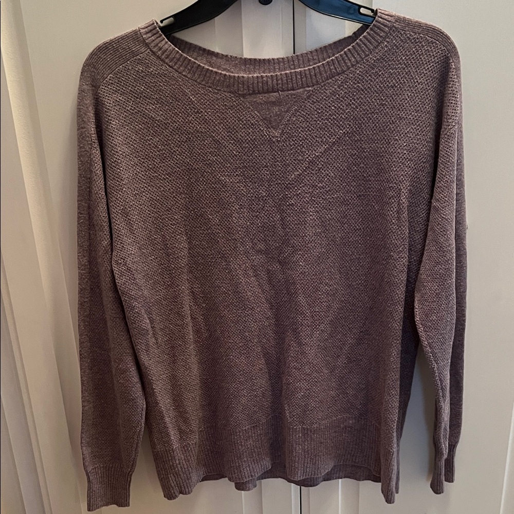 American Eagle Outfitters Dusty Purple Crew Neck Sweater